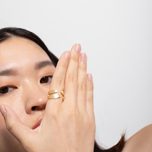 SILVELA RING GOLD 16号
