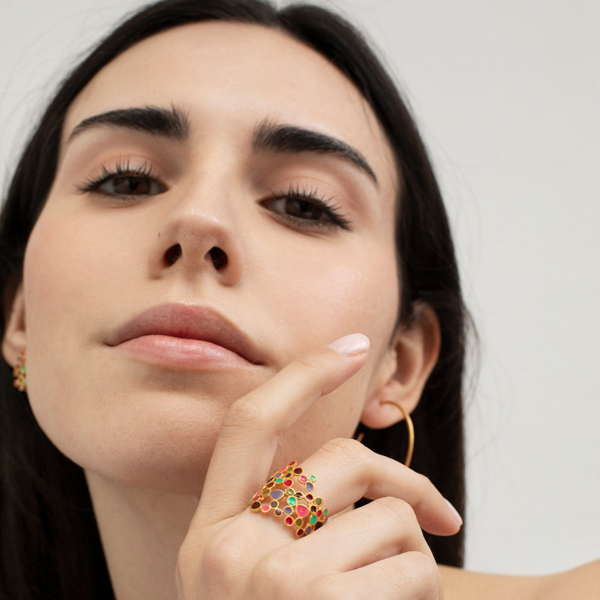 CANDY COLOURS RING GOLD 16号