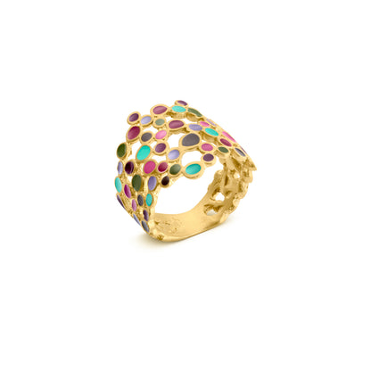 CANDY COLOURS RING GOLD 16号