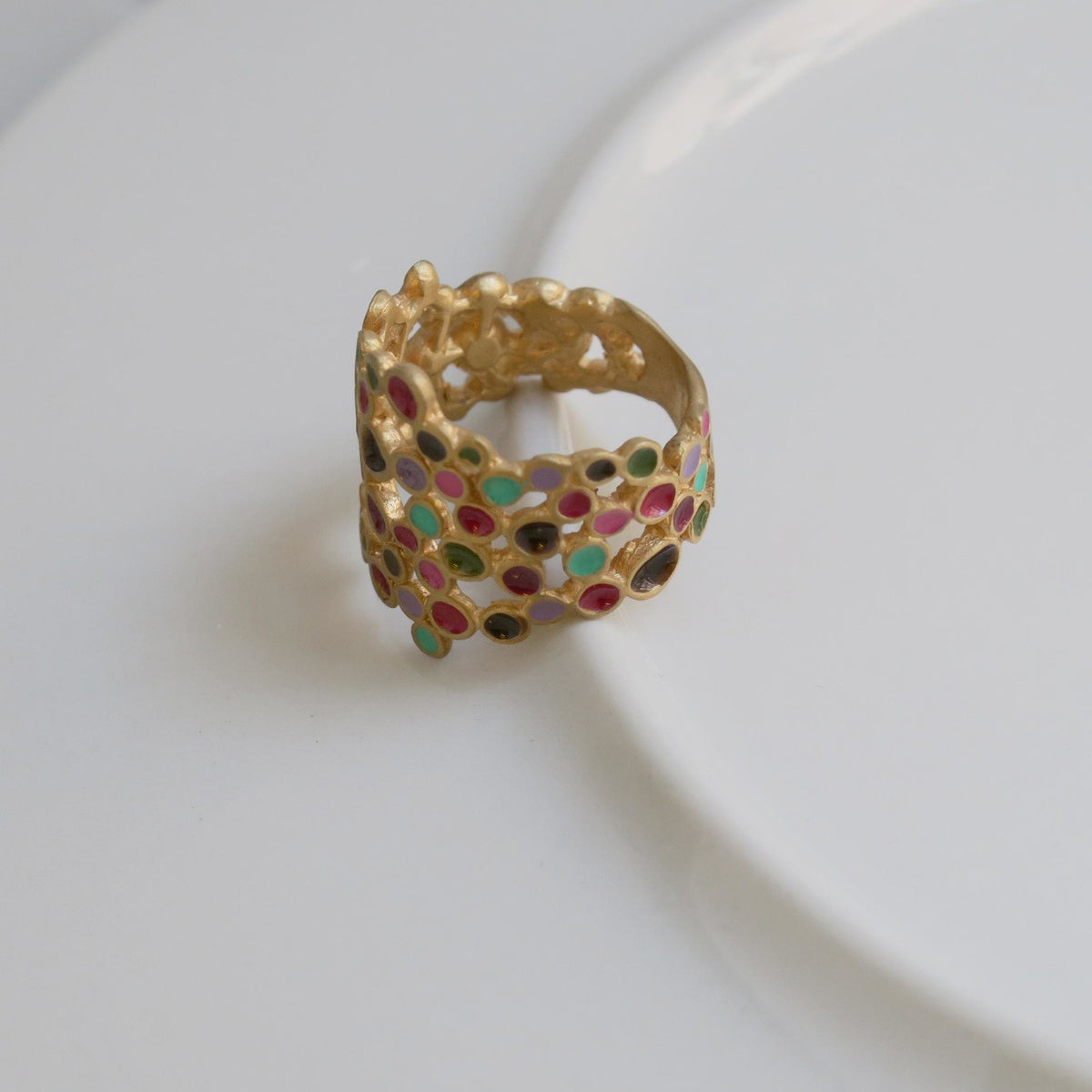 CANDY COLOURS RING GOLD 16号