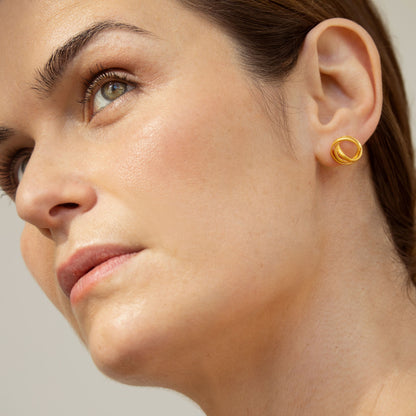 EMBOLIC EARRINGS SMALL GOLD
