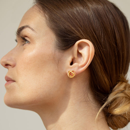 EMBOLIC EARRINGS SMALL GOLD