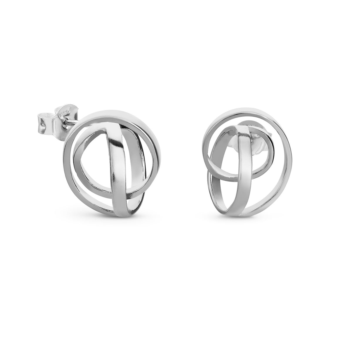 EMBOLIC EARRINGS SMALL SILVER