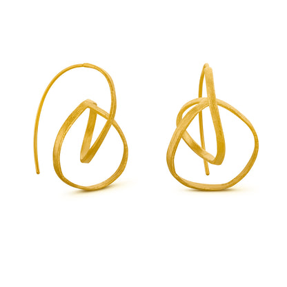 EMBOLIC EARRINGS MEDIUM GOLD