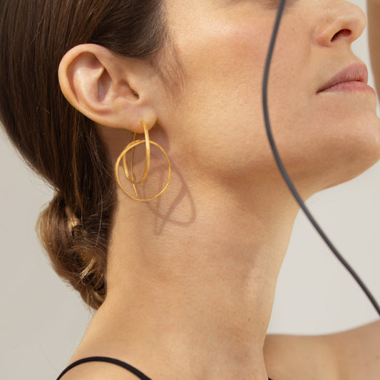 EMBOLIC EARRINGS LARGE GOLD
