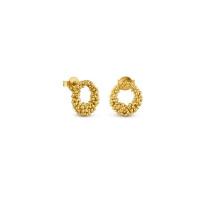 STARDUST EARRINGS HOOP SMALL GOLD