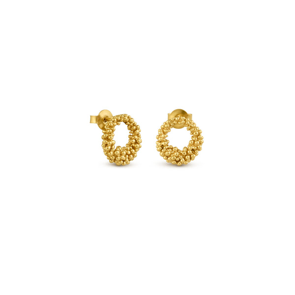 STARDUST EARRINGS HOOP SMALL GOLD