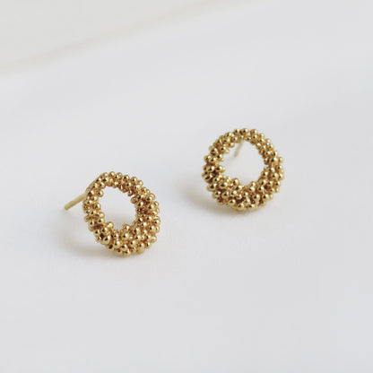 STARDUST EARRINGS HOOP SMALL GOLD