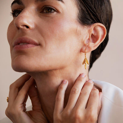 VOL EARRINGS HOOK GOLD