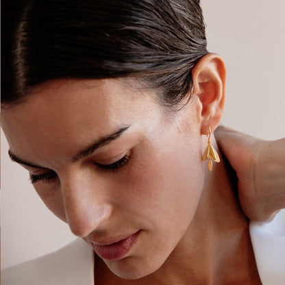 VOL EARRINGS HOOK GOLD