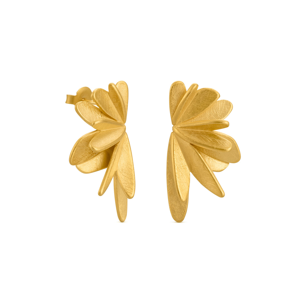 VOL EARRINGS LARGE GOLD