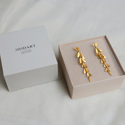 VOL EARRINGS LONG GOLD