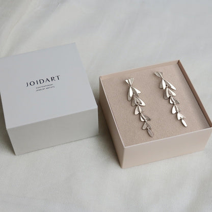 VOL EARRINGS LONG SILVER