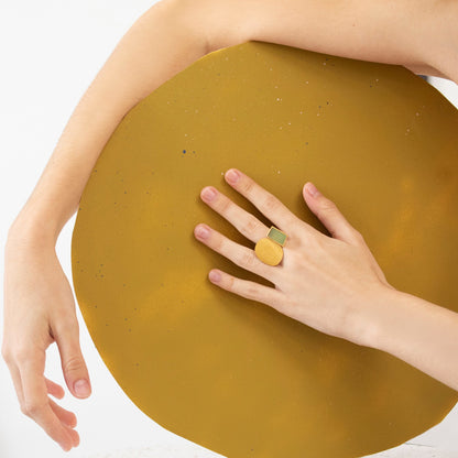 COLLAGE RING GOLD 16号