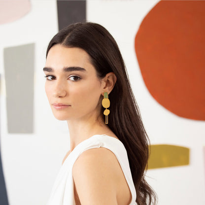 COLLAGE EARRINGS EXTRALONG