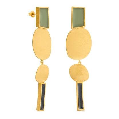 COLLAGE EARRINGS EXTRALONG