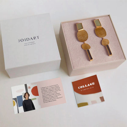 COLLAGE EARRINGS EXTRALONG