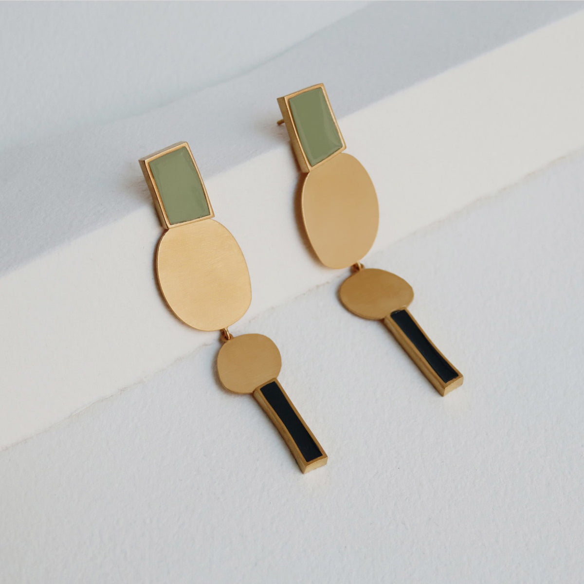 COLLAGE EARRINGS EXTRALONG