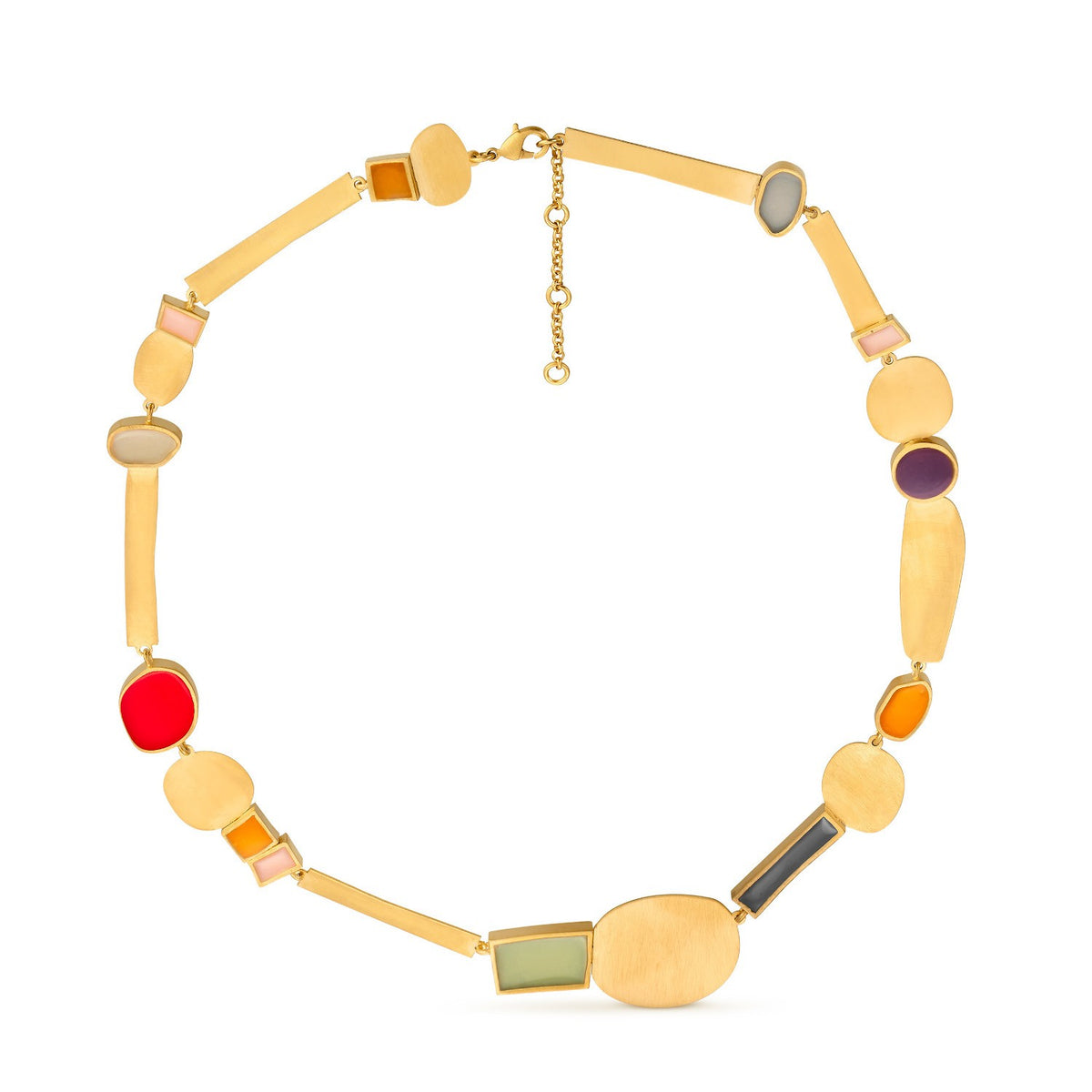 COLLAGE NECKLACE GOLD