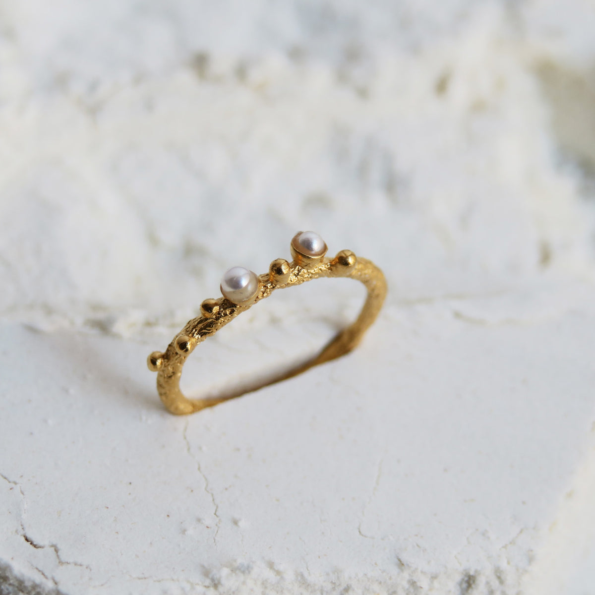 GUSPIRA RING GOLD 14号