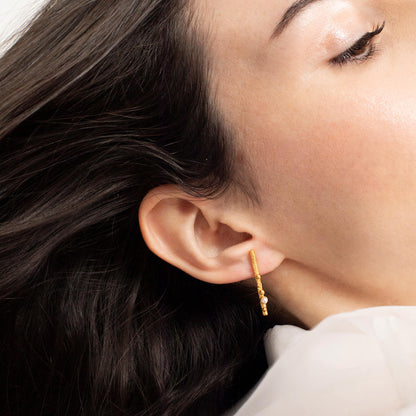 GUSPIRA EARRINGS GOLD