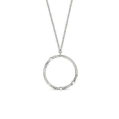 GUSPIRA NECKLACE CIRCULAR SILVER