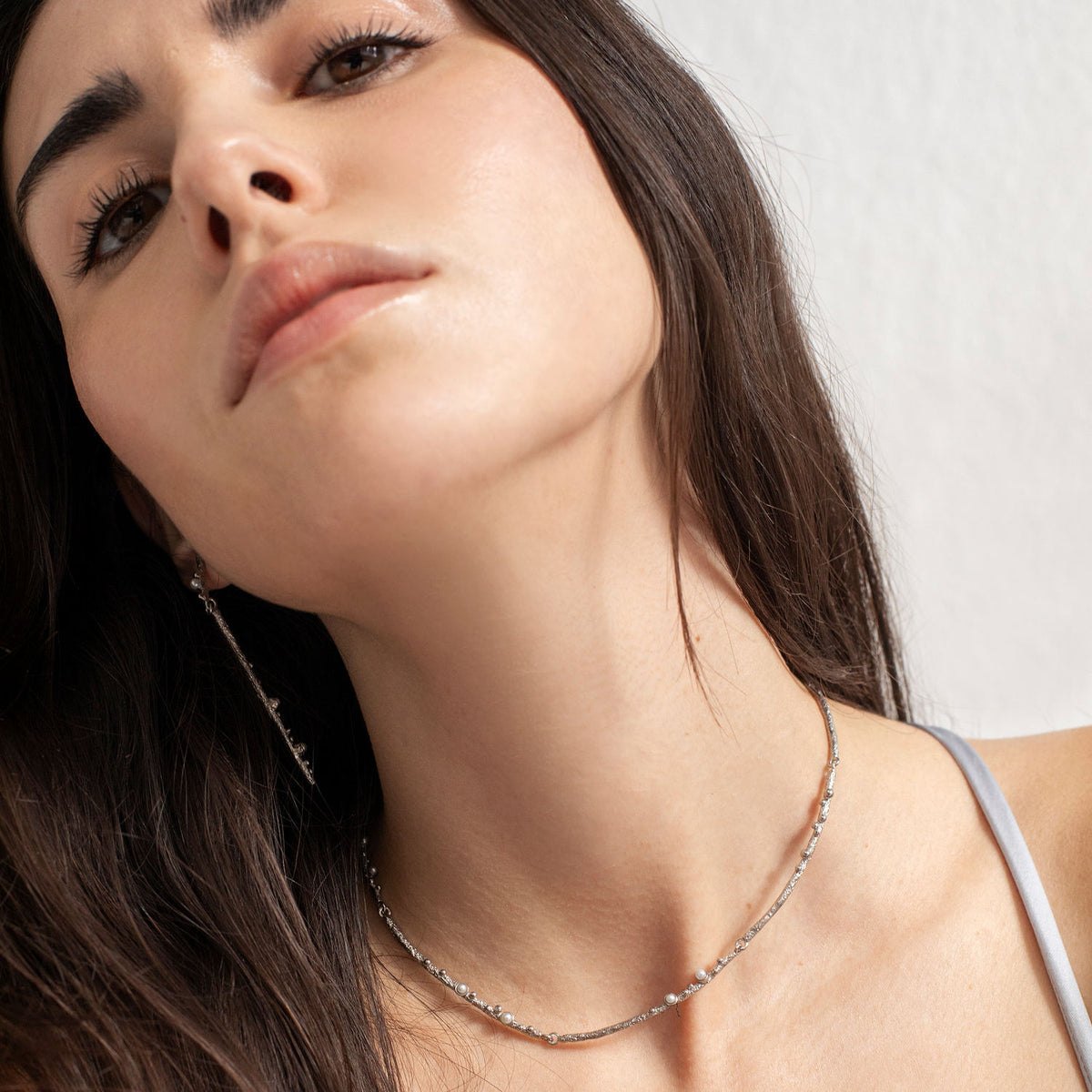 GUSPIRA NECKLACE SILVER