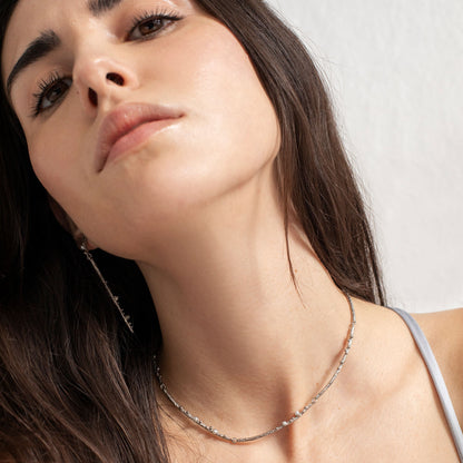 GUSPIRA NECKLACE SILVER