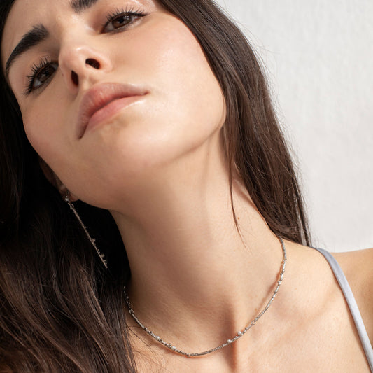 GUSPIRA NECKLACE SILVER