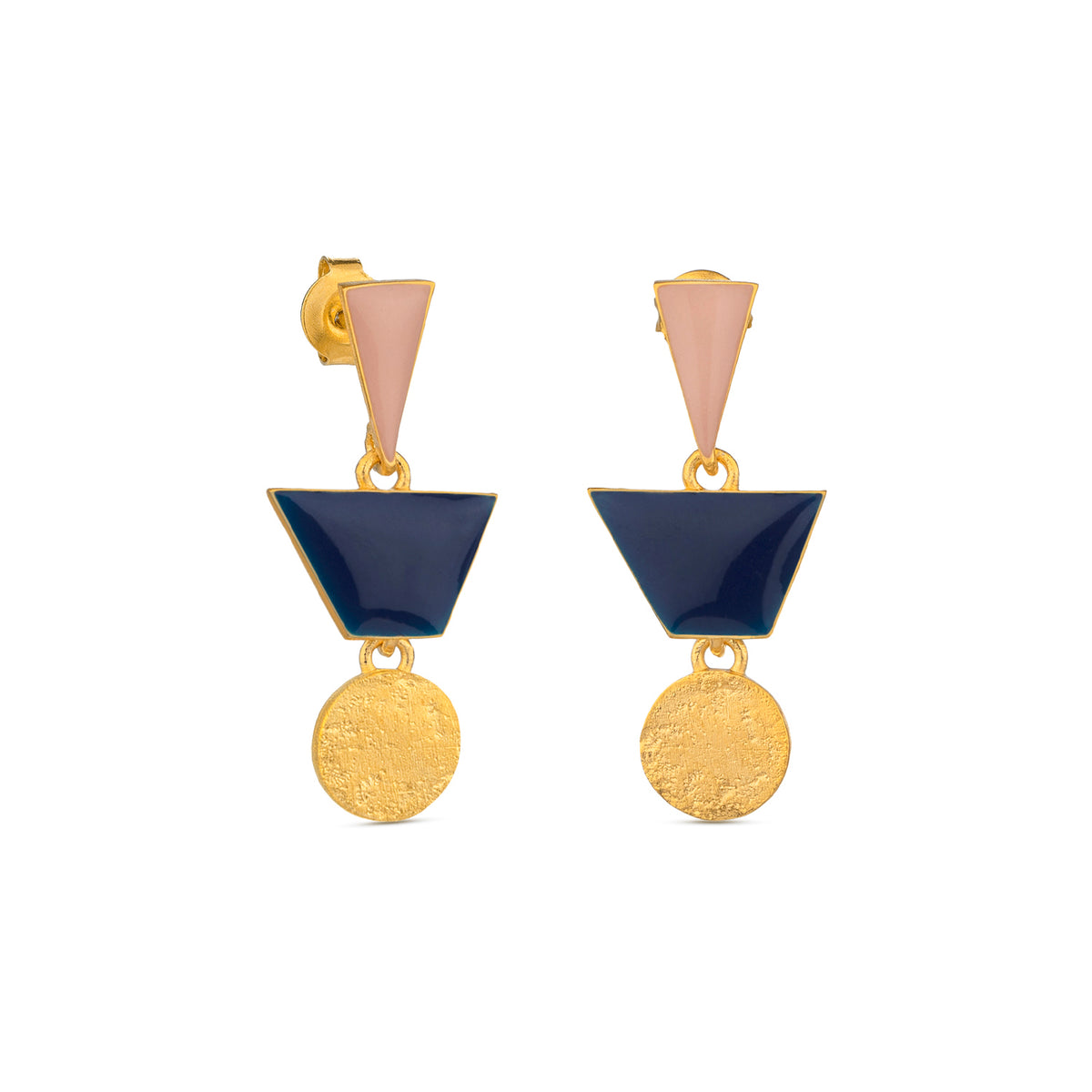 SOMNI EARRINGS PINK AND BLUE
