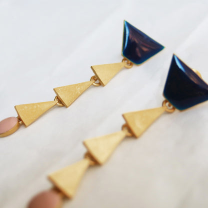 SOMNI EARRINGS PINK AND BLUE LONG