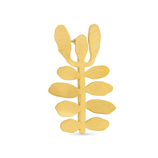 SILVELA BROOCH GOLD