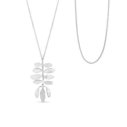 SILVELA NECKLACE LONG SILVER