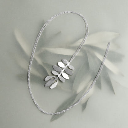 SILVELA NECKLACE LONG SILVER
