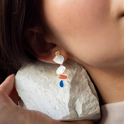 THALUS EARRINGS SILVER-PLATED