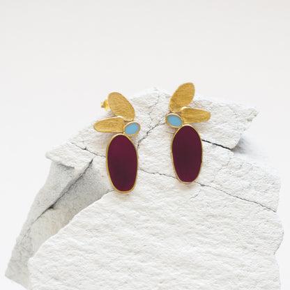 THALUS EARRINGS LARGE GOLD