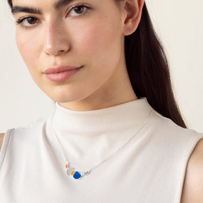 THALUS NECKLACE SILVER-PLATED