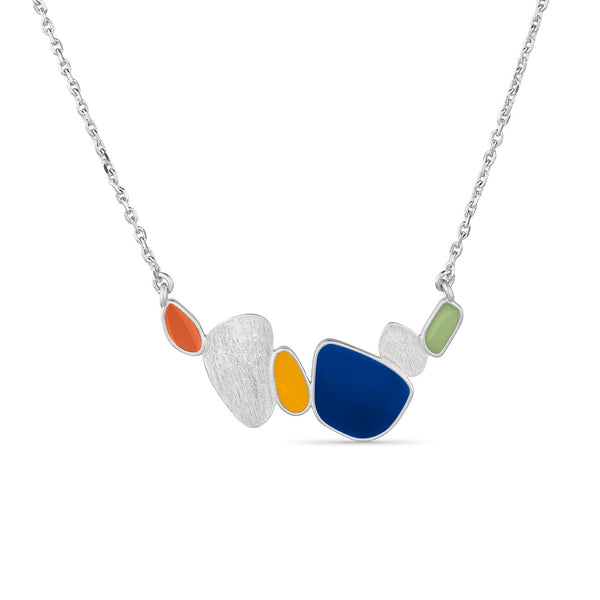 THALUS NECKLACE SILVER-PLATED