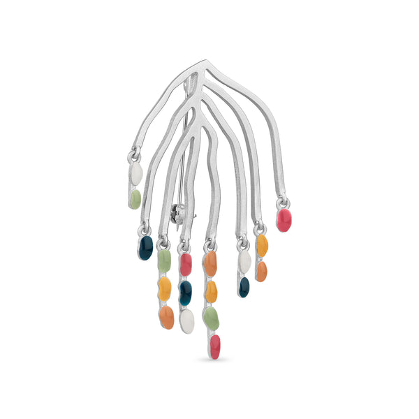 DELIRI BROOCH SILVER-PLATED