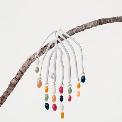 DELIRI BROOCH SILVER-PLATED
