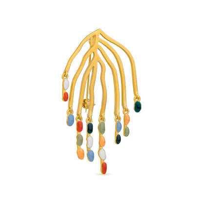 DELIRI BROOCH GOLD