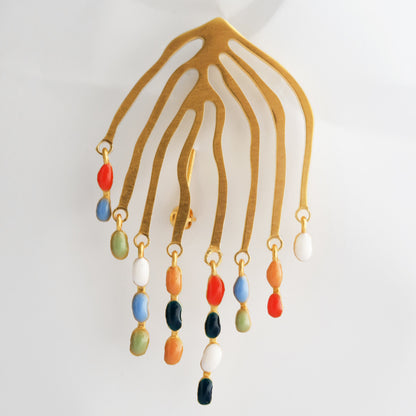 DELIRI BROOCH GOLD