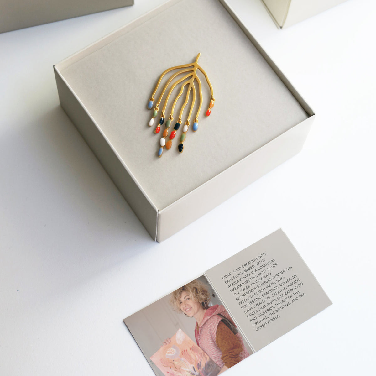 DELIRI BROOCH GOLD