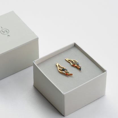 DELIRI EARRINGS GOLD