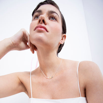 DELIRI NECKLACE SILVER-PLATED