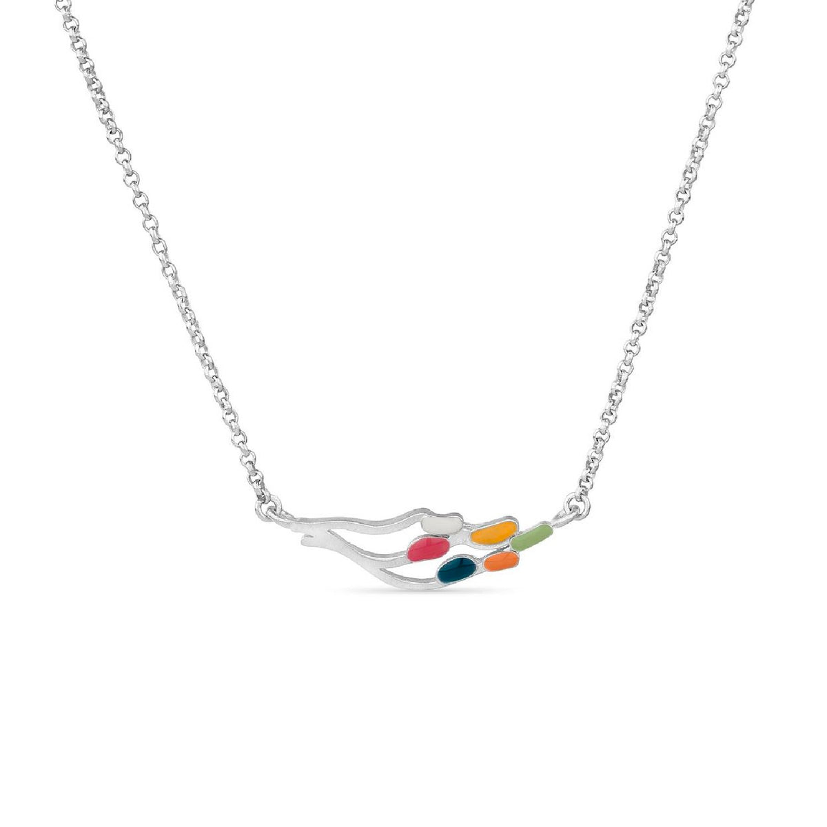 DELIRI NECKLACE SILVER-PLATED